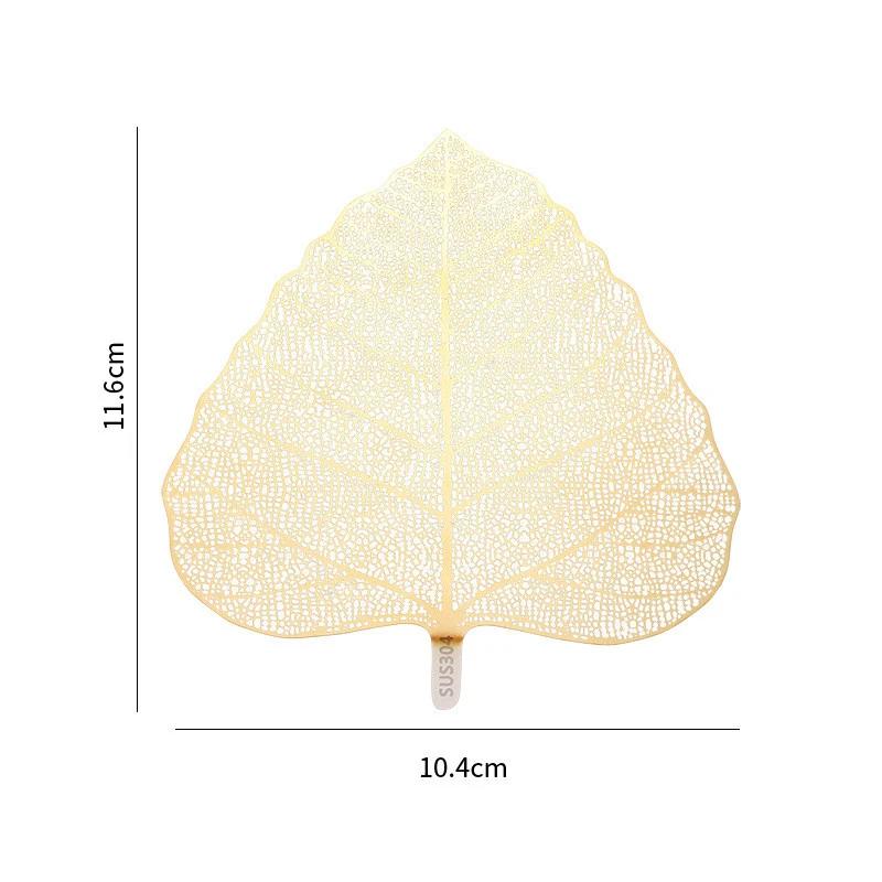 New Rose Gold Black Colorful Bodhi Leaf Tea Filter Hollow Leaves Shape Tea Strainer Kung Fu Tea Infuser Drinkware Teaware Gadget