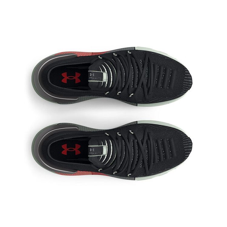 Under Armour Women's HOVR Phantom 3 Metallic Black Illusion Green Running Shoes 3025521-001