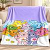 Care bear blanket Flannel Blanket Soft Cozy Plush Throw for Sofa Bed Lightweight Home Decoration Outdoor camping
