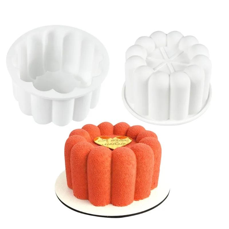 Versatile Silicone Baking Mold for Dessert Making Candle Crafting Heart Star Shapes Non-Stick Easy Demold Multi-Purpose DIY Tool