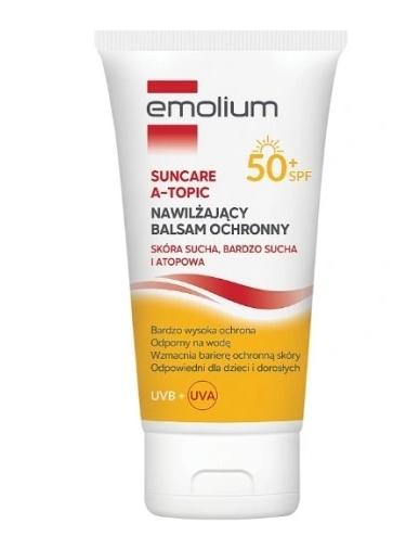 Emolium A-Topic Suncare Moisturizing Protective Balm for Dry, Atopic Skin SPF 50+, 150 Ml