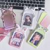 New 3 Inch Kpop Photocard Holder Headphone Butterfly PVC Idol Photo Frame Storage Picture Display Cards Sleeve