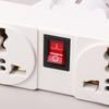 Portable Wall Power Outlet European British Plug Adapter Socket Converter With Switch Universal UK EU 10A 250V Extension Socket