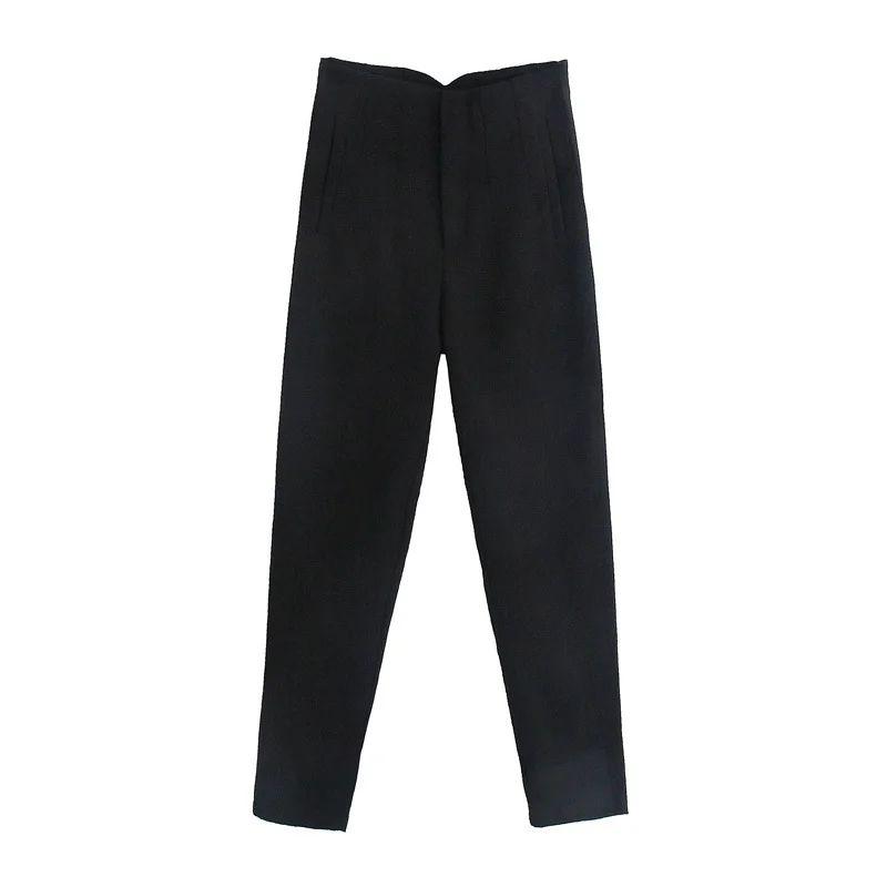 Cigarette Pipe Commute Leisure Candy Color Slim Looking Ankle-Length Pants