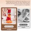 Hot selling 3-in-1 manual vegetable cutting machine with 3 sharp rollers, cheese, potatoes, garlic, kitchen cooking accessories