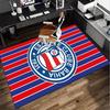 Fußballverein Emblem Büro Teppich Stuhlmatte, Spiel Teppich, Geeignet für Eingangsbereich, Schlafzimmer, Wohnzimmer, Schreibtisch, Weihnachtsgeschenk