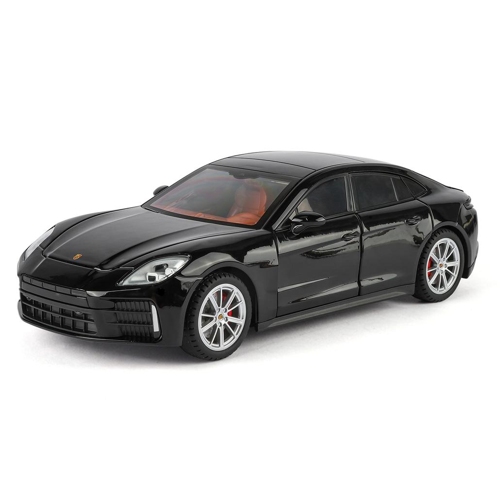AABKQ1 1:24 Simulate Porsche Panamera Alloy Car Model, Collect Car Doors That Can Be Opened with Sound and Light, Supercar Ornaments