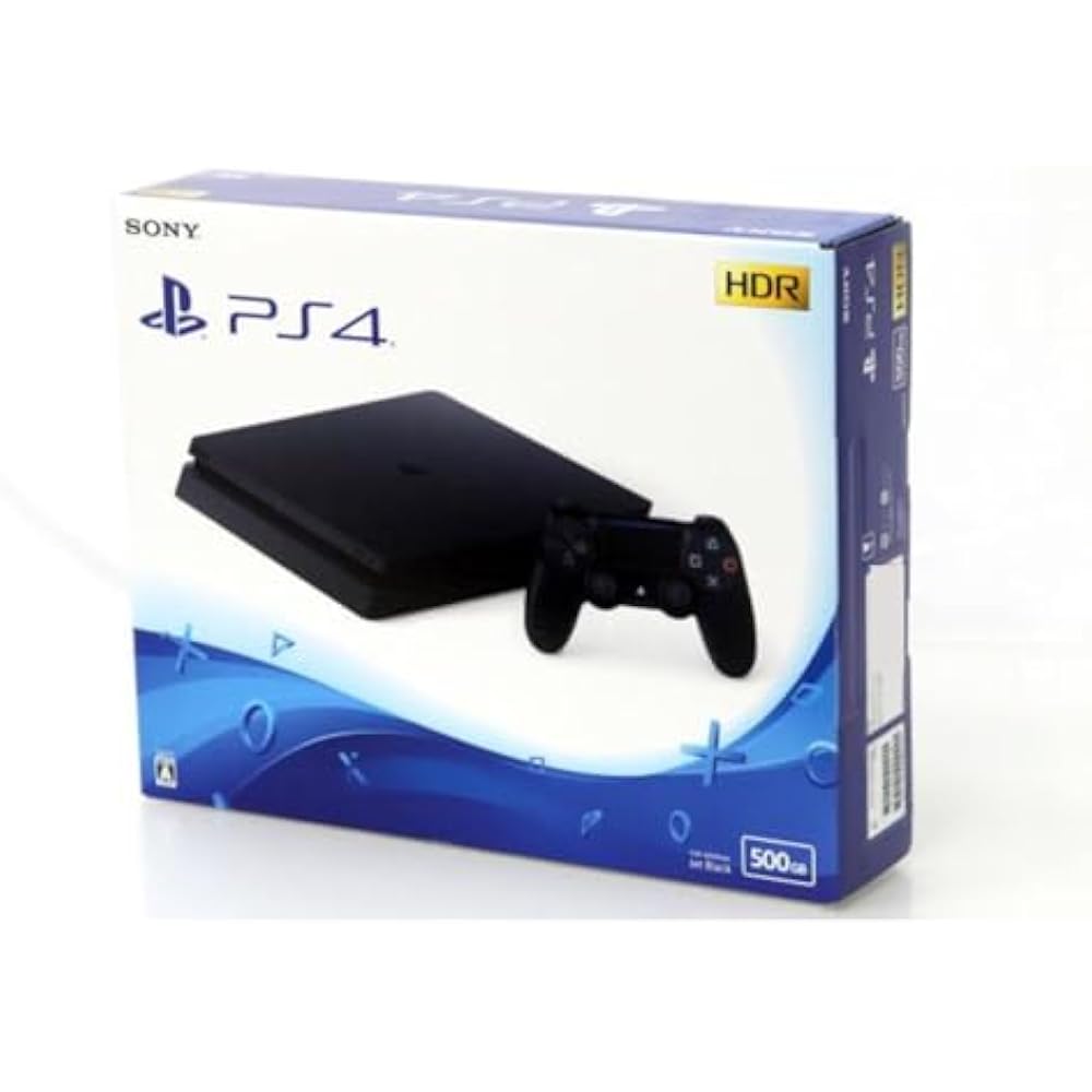 [Produkt odnowiony] SONY PlayStation 4 Jet Black 500GB (CUH-2100AB01) PlayStation 4 PlayStation...
