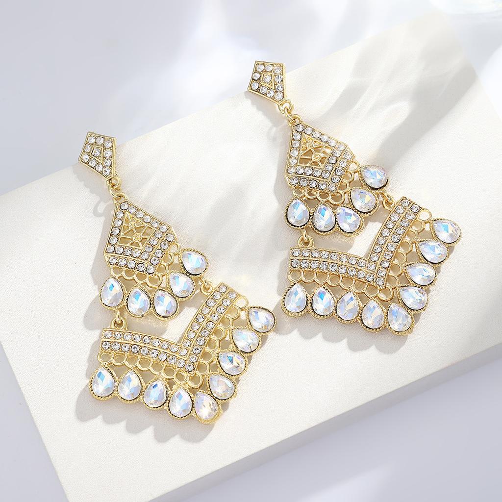 New Arrival Pendant Earrings Ethnic Style Cut Out Geometric Earrings Accessible Luxuryclassy Earrings