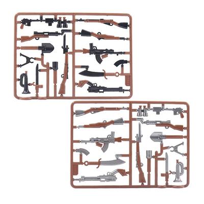 WW2 98K Guns Rifle Army Soldiers Guns MOC Military Weapon Mini Action Figures Playmobil Building Blocks Mini Children Toys Gift