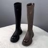 Long Tube Boots for Women 2026 New Autumn and Winter Women's Height Increasing British Style Thick Soled Boots