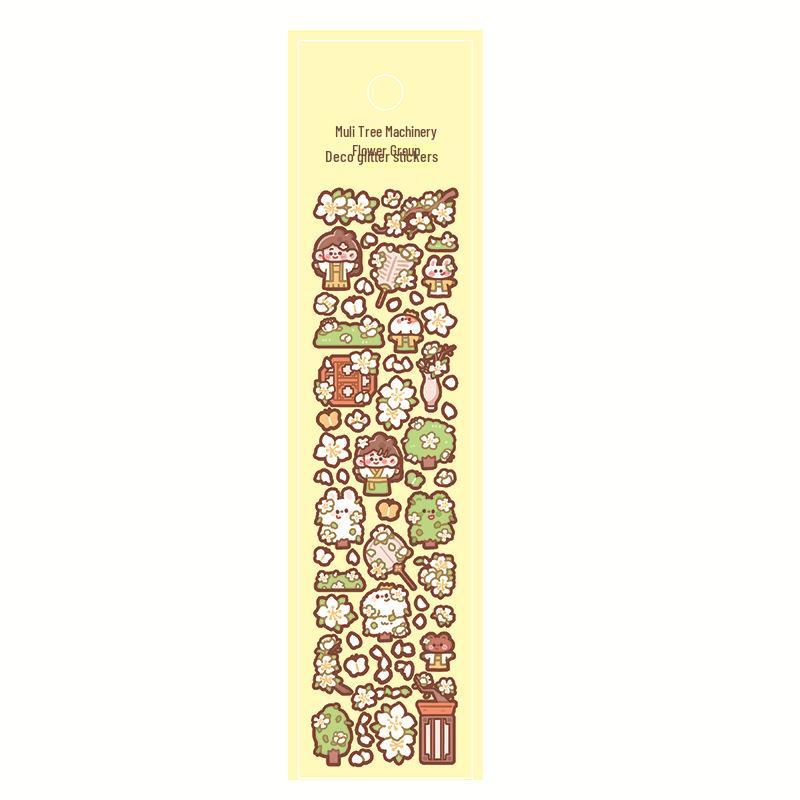 Muzili Deco Dot Stickers - Little Nose Ga - M5 Journal Decoration
