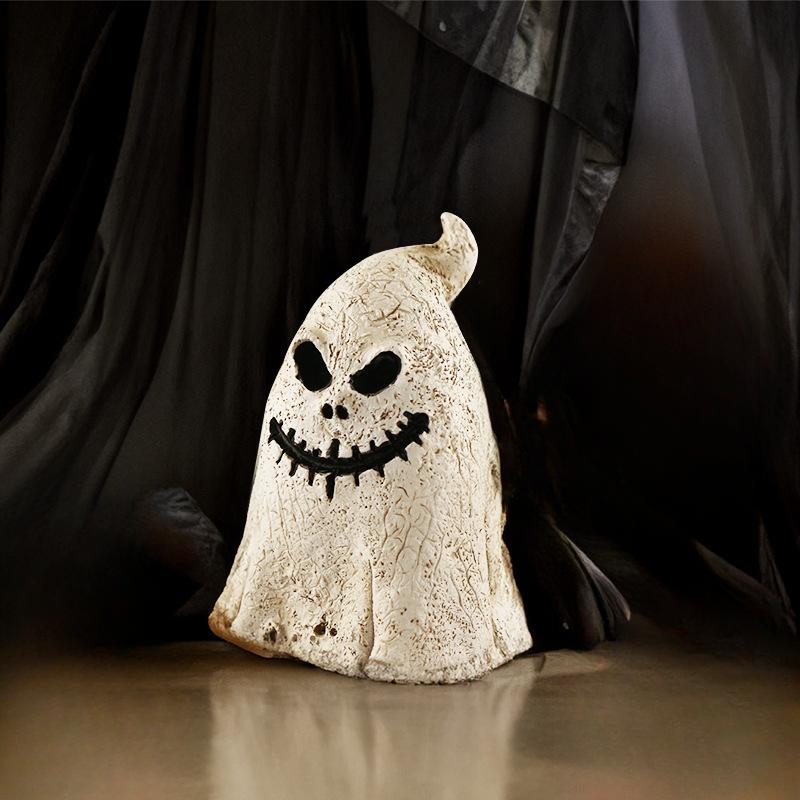 4PCS Pumpkin Head Ghost Halloween Scene Decoration Trendy Play Festival Atmosphere Decoration Desktop Decoration Small Ornament