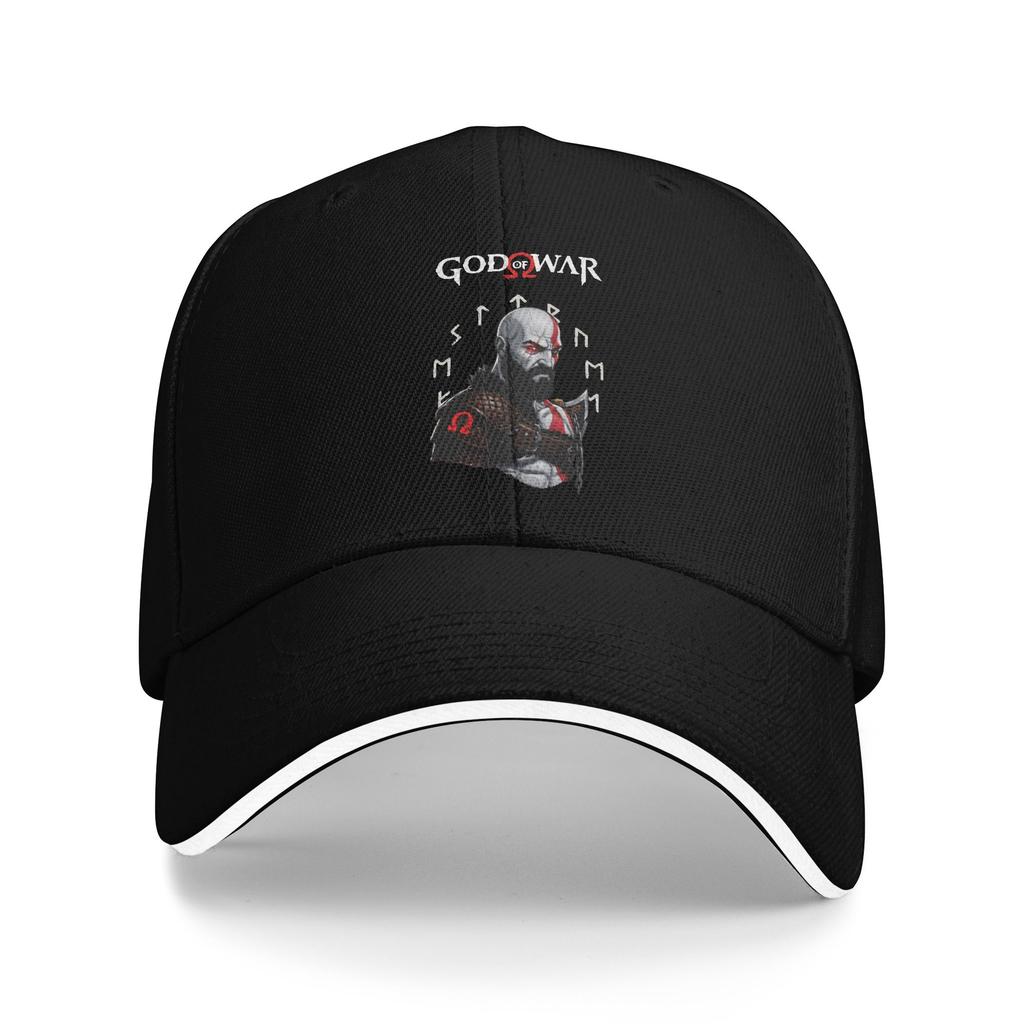 God of War Kratos Quote Gaming Baseball Cap Hip Hop  Sandwich Hats Unisex Style Breathable Dad Hat Activities