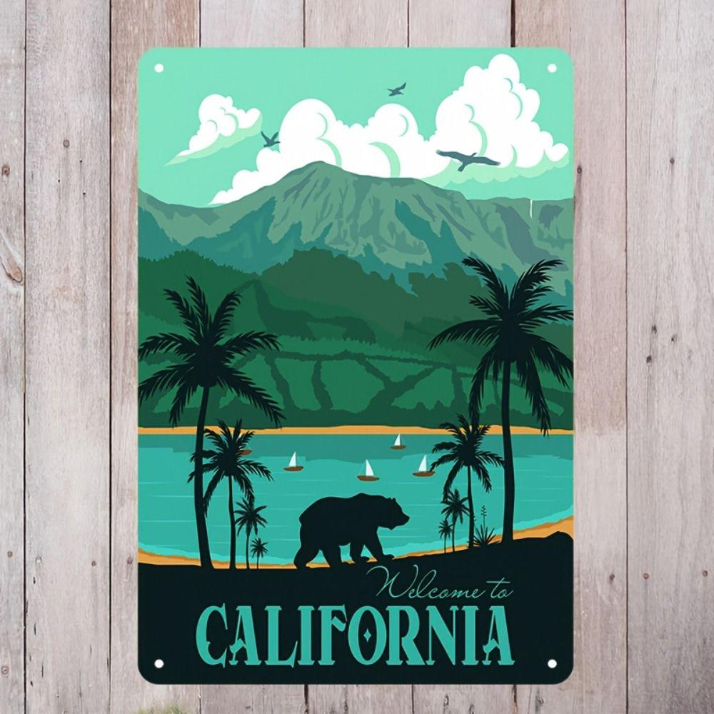 Metal Wall Art Sign, Vintage Tin Sign, Wall Decor 20x30cm