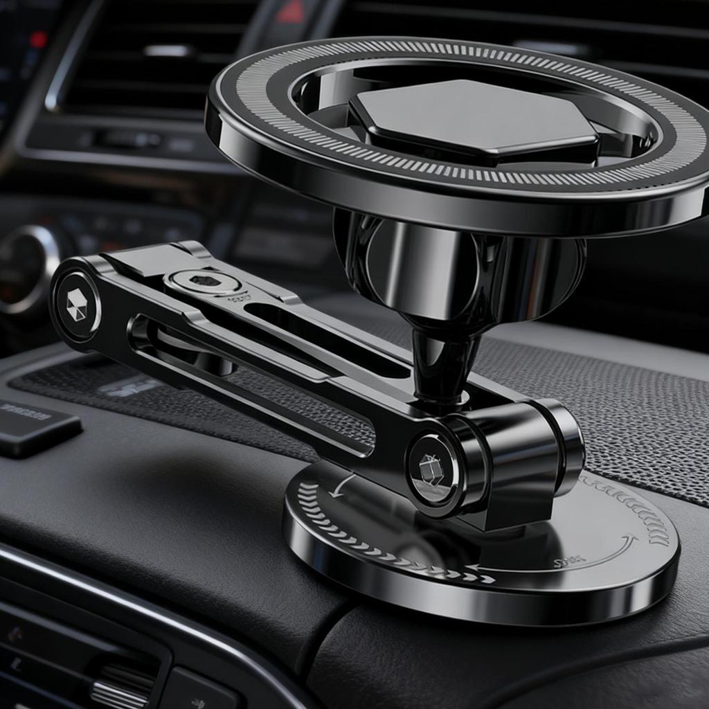 Magnetic Car Mount Foldable Adjustable Vehicle Accessories Magnetic Phone Mount Car Accessories For Dashboard Windshield Truck