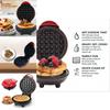 Mini Waffle Maker Non Stick Compact Home Use Childrens Baking Appliance With Logo For Breakfast Cooking