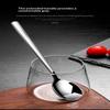 6Pcs Stainless Steel Coffee Spoon Ice Cream Dessert Tea Spoon Long Handle For Picnic Kitchen Supply Tableware Christmas Gift