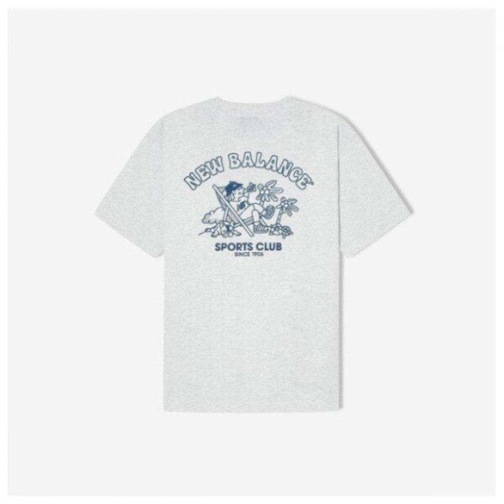 

New Balance Picnic ShorT Sleeve T shirT Lqj Nbnef31643 16 Gray series/90