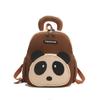 Panda Letter Shaped Backpack Childrens Cartoon Bag Detachable Strap Shoulder