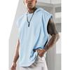 Men Sleeveless Hoodie Muscle Fit Workout Tank Top Casual Gym Sweatshirt