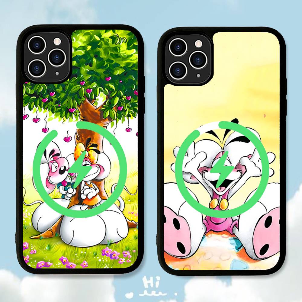 Cartoon D-Diddl Phone Case For IPhone 16 15 14 13 12 11 17 Pro Max Plus Magnetic Wireless Cover