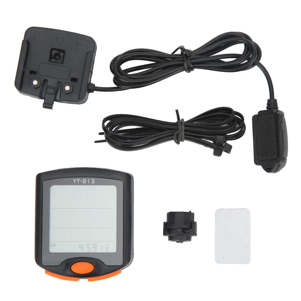 Bike Computer Wired Waterproof Cycling Computer Metric Inch Units Multifunction Bike Speedometer