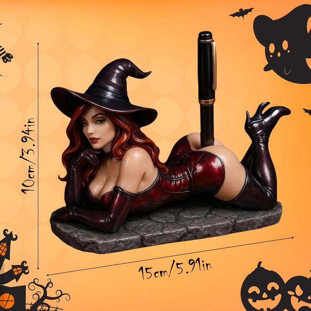 Αστεία Μάγισσα Θήκη Στυλό Σέξι Μάγισσα Φιγούρα Βιβλιοθήκης Με Θήκη Στυλό Άγαλμα Μάγισσας Θήκες Στυλό Για Χριστουγεννιάτικο Στολίδι Μαζική Ποσότητα