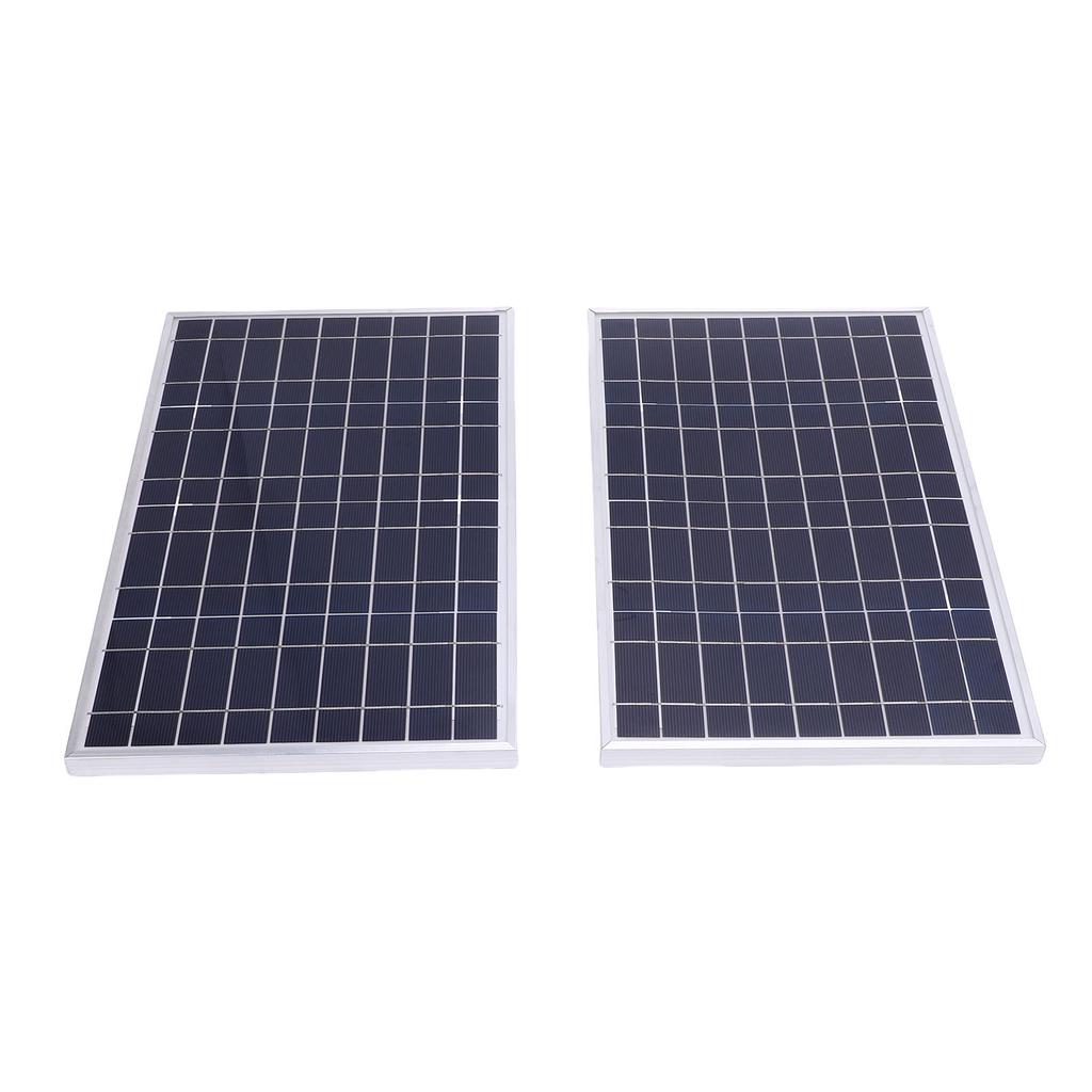 200W Solar Panel Kit Aluminum Frame Solar Charger Controller Kit for Off Grid Applications RV Travel