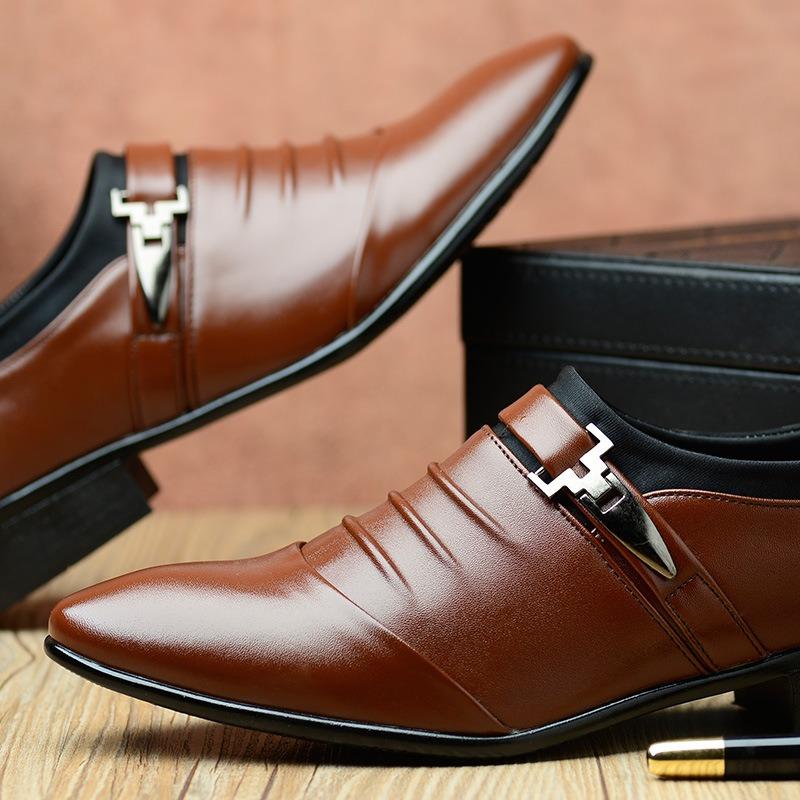 Fashion High-quality Large Size Dress Mens Leather Shoes Office Business Casual Male Shoes Luxury Designer Elegant Classic Men for Shoes