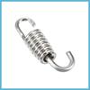 BULLSPANN Muffler Exhaust Pipe Spring for Motorcycle Universal Stainless Steel 43mm Silver Tone 4pcs Replacement Parts Accessories