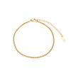 Titanium Steel Square Pearl Chain Fashionable Simple Bracelet Women'S Niche Light Luxury 18K Gold Hand Jewelry
