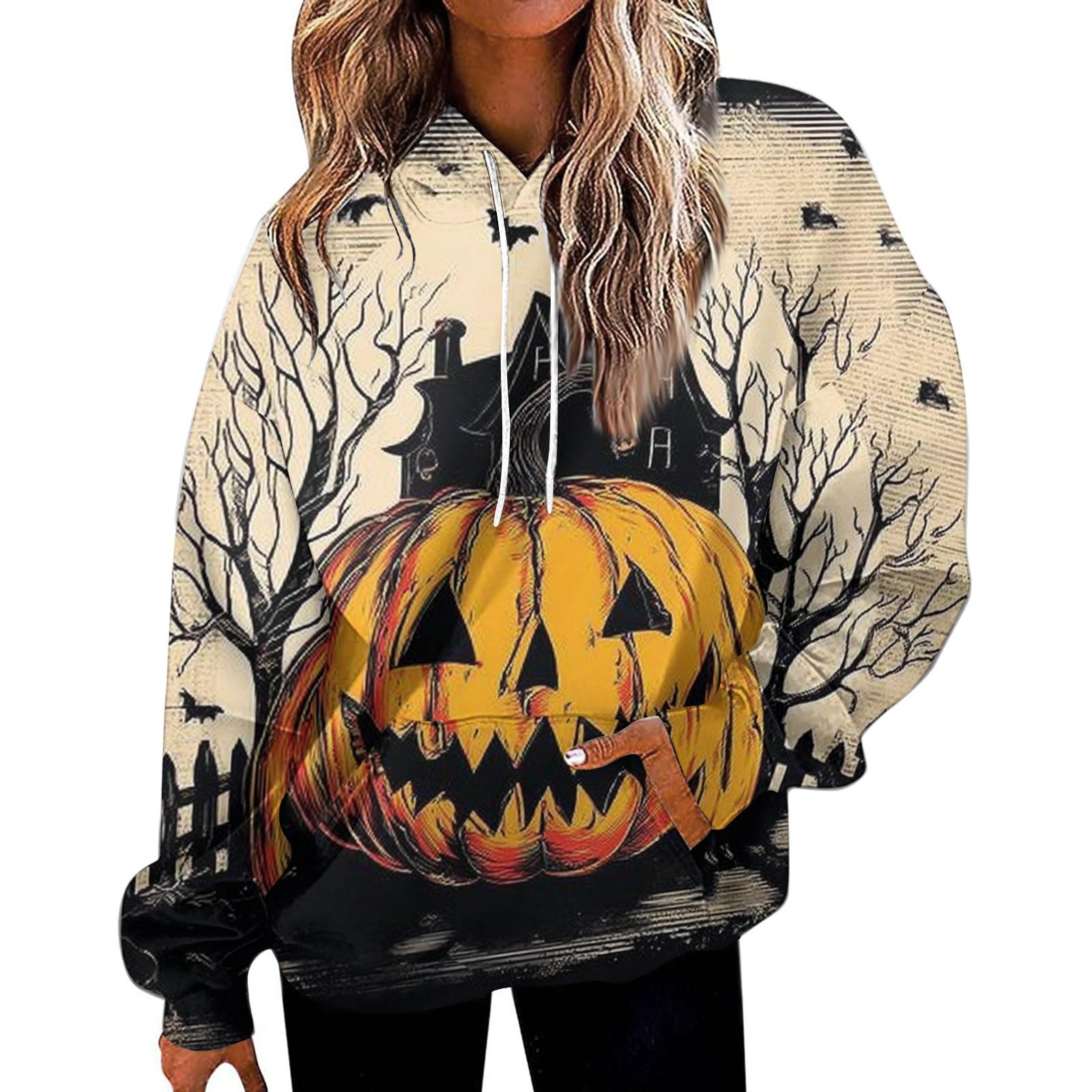 

Женская модная толстовка с принтом, повседневная толстовка с капюшоном и карманами M бежевый