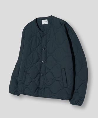 Filluminate Nylon Pot Quilted Jacket - Navy