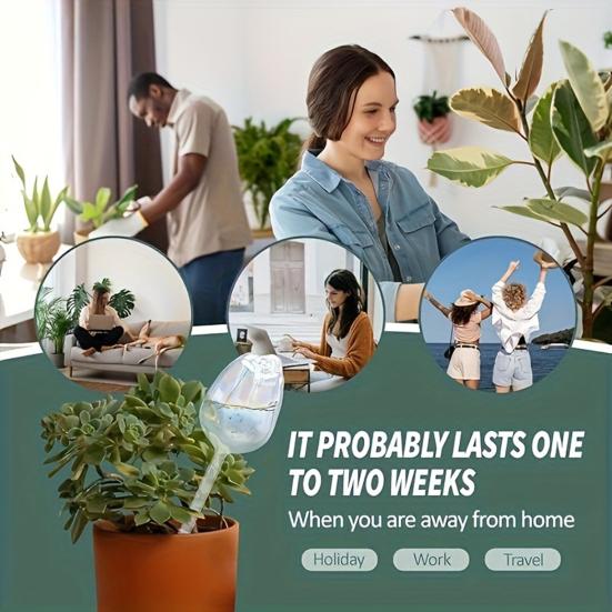 Self Watering Globes Tulip Watering Bulbs Planter Insert Automatic Plant Watering Globes for Indoor Outdoor Plants