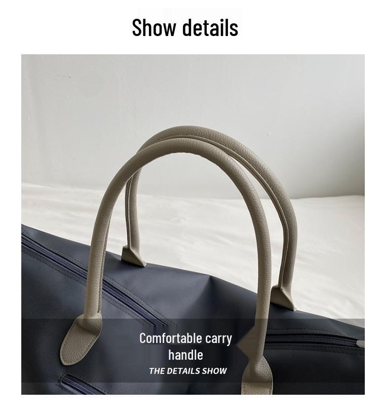 Portable Women's Yoga Fitness Bag: High-Capacity, Fashionable Tote for Travel and Sports