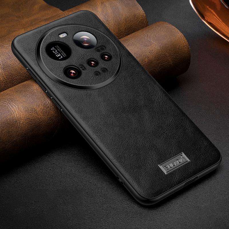 

SULADA For Xiaomi 15 Ultra Case PU Leather+TPU+PC Back Phone Cover Brown