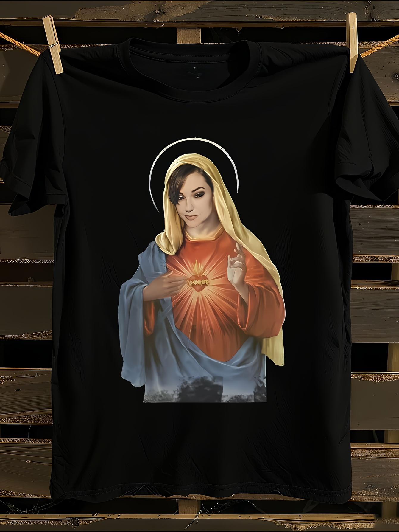 Sasha Gray Mother Mary Ironic T-shirt XXXL