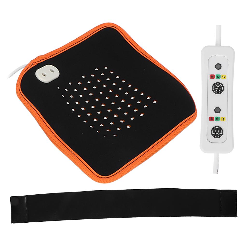 Red Light Therapy Belt 72 Light Chips Muscle Pain Relief Hot Compress Infrared Light Therapy