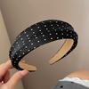 Satin Breite Stirnbänder für Damen Elegante Einfarbige Haarreifen Haarreifen Waschen Gesicht Kopfbedeckung Haarbänder Haar Accessoires Kopfschmuck