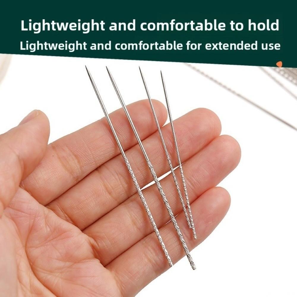 15PCS/Boxed Knurled Needle Lightweight Snag Repair Needle for Woven Fabric Cloth