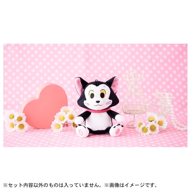 Disney postava omyvatelná fazolová kolekce Figaro plyšová hračka, přibližně 15 cm vysoká