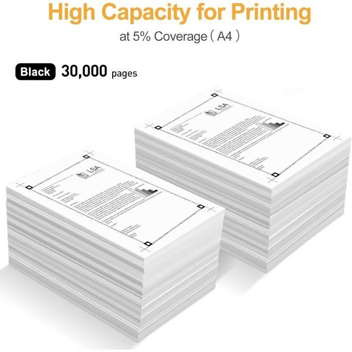 Lot de 2 tambours - LECIROBA - DR3400 - Compatible Brother - 30000 pages - Haute qualité