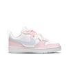 Nike Court Borough Shopping Bag Slip Resistant Abrasion Resistant Low top Skateboard Shoes Women's Pink Blue White DV5456-103(Team2364-S-BOX)