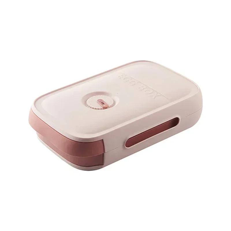 Drawer Type Egg Storage Box Refrigerator Storage Box Fresh Keeping Box Dumpling Boxs Household Eggs Holder Food Storage Kitchen