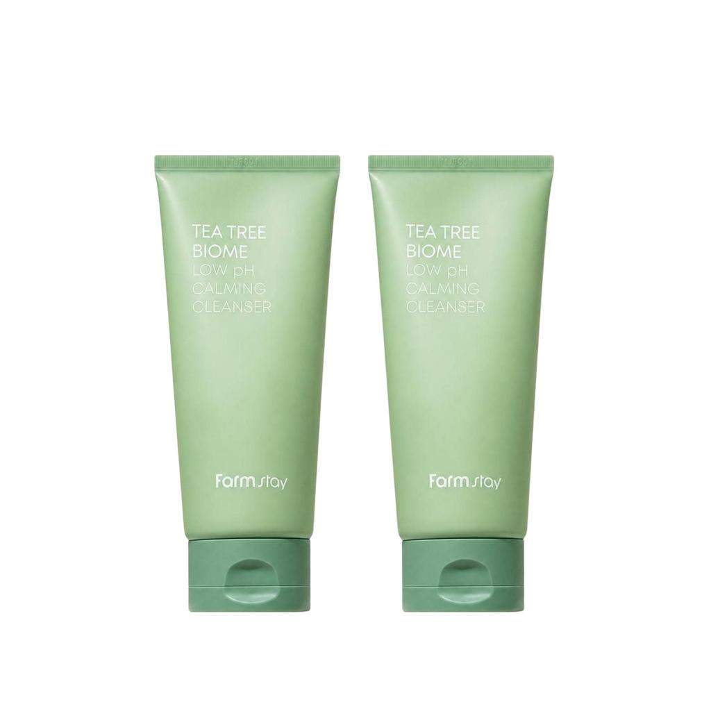 FARMSTAY Tea Tree Biome Low pH Calming Cleanser Gentle Soothing Facial Cleanser 180ml