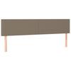 Vidaxl Struttura Letto Senza Materasso, Taupe, 120X190 Cm, Tessuto