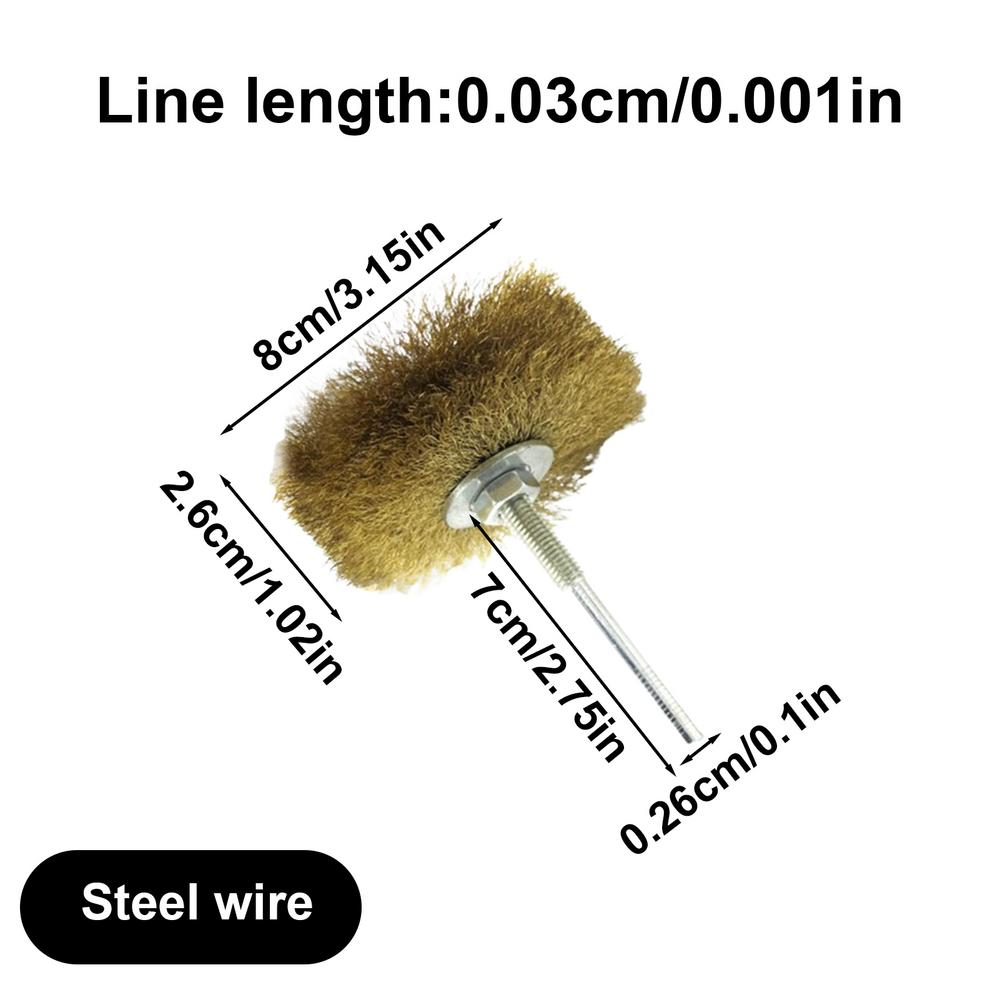 

Wire Brush For Drill Pen Brush Wheel Brush Cup Brush Pen Wheel Cup Brushes Abrasive Copper Brass Wire Wheel Brush Tool For All