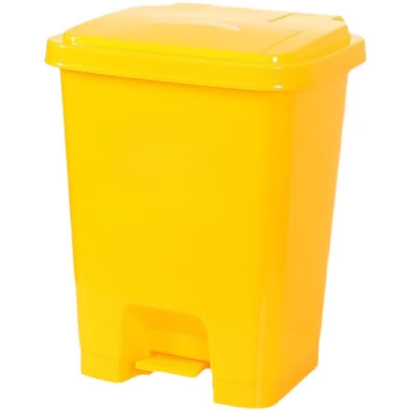 Lixian 20L Thickened Carbon Steel Foot Pedal Trash Can