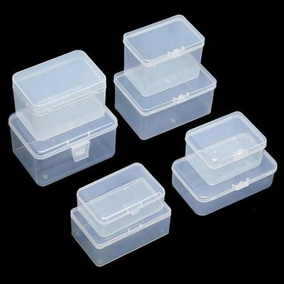 Scatola Contenitore Rettangolare Trasparente in Plastica per Accessori e Viti
